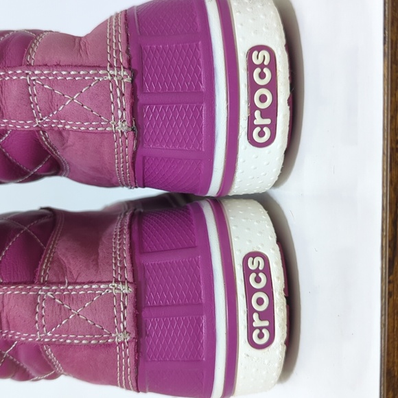 Crocs Allcast leather duck Chukka boots womans size 11 - Picture 11 of 16